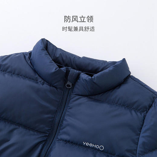 英氏童装男儿童羽绒服风衣外套内胆三防长款YRWFJ42281A 商品图1