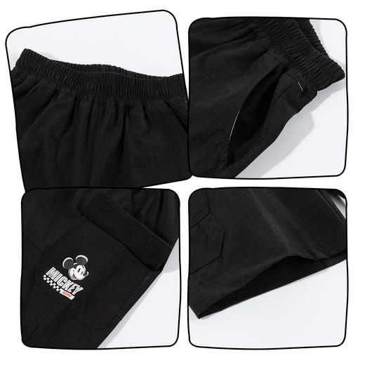 迪士尼米奇夏季运动裤七分裤男童短裤ZD2FK007 商品图8