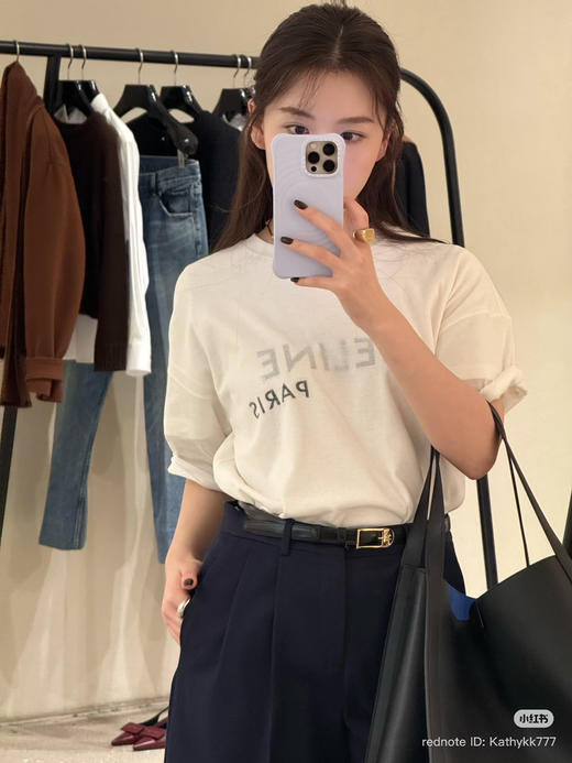 37-2 排他性独家圆正 Ce极简两件套 男女同款 短袖tee 商品图8