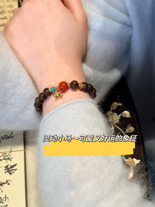 春夏新款沉香、老山檀、和田玉、南红系列首饰专场！新中式国风美学穿搭配饰分享！细腻温润 清雅动人，自带幽香，花花团du家定制，与介面新中式搭配 尽显东方女性优雅浪漫 商品图4