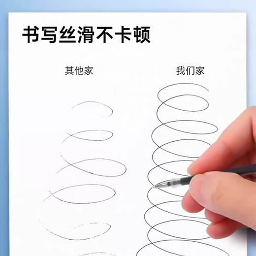 绘威黑色0.5mm按动子弹头中性笔芯签字笔替芯水笔芯适用得力S01 S08 晨光K35 GP1008 齐心K3511 EB35 商品图3
