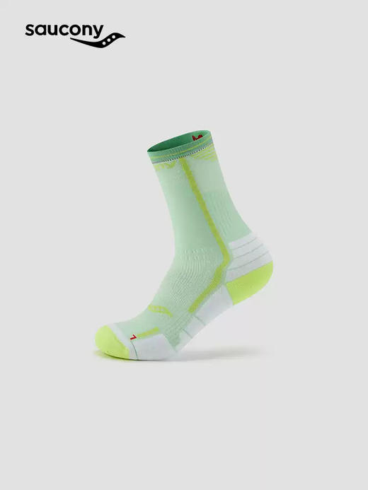 Saucony 索康尼 3A抗菌竞速跑步高帮袜 商品图1