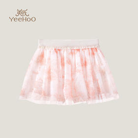 英氏儿童裤子夏季薄款女宝宝网纱短裙新款YRKEJ2P306A
