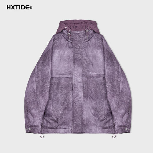 【新品上新】HX 冬季假两件短款带帽羽绒服90绒C100540007101/02 商品图6