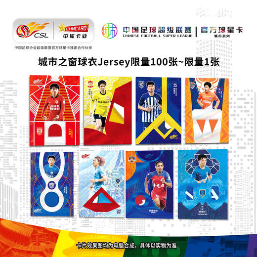 小李子2024中超联赛官方球星卡-城市系列足球球星卡收藏卡 商品图4
