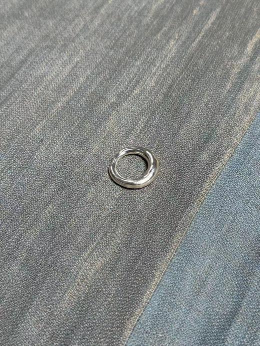 Rosa Maria 26SS SEI 小号/中号不规则手工银戒 商品图0