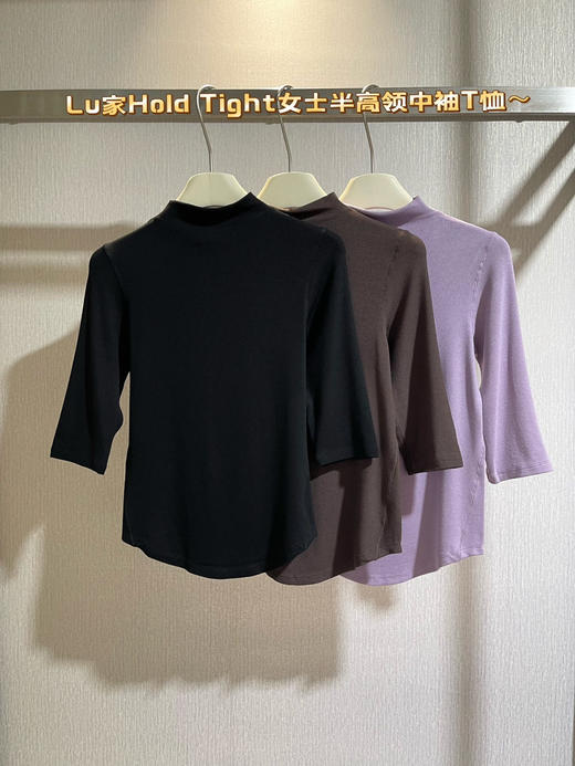 原单正品Lu家 Hold Tight系列女士半高领中袖T恤030702 商品图0