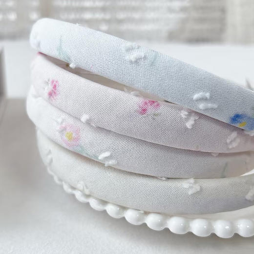 温柔甜美雪纺小花发箍复古风文艺高颅顶头箍发箍-纪念日百货门店同款161494355 商品图2