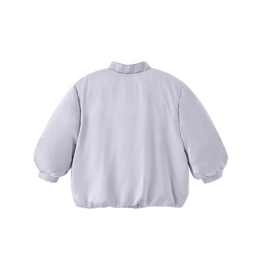 英氏儿童羽绒服女宝宝光滑短款保暖白鸭绒冬季外套YRWBJ41216A 商品图4