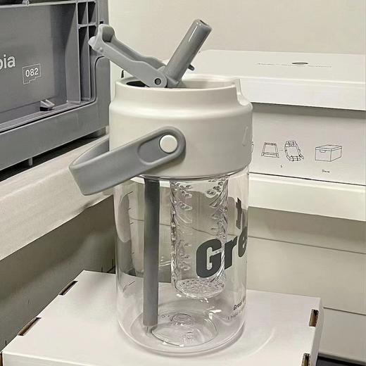 【可拆卸独立茶仓】夏季大容量水杯女生高颜值便携式运动吸管杯新款带茶隔学生杯子。rh 商品图3