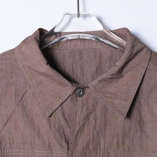 SDSA男装2026新款高贵轻奢时尚复古肌理工装翻领夹克百搭通勤上衣 商品图1