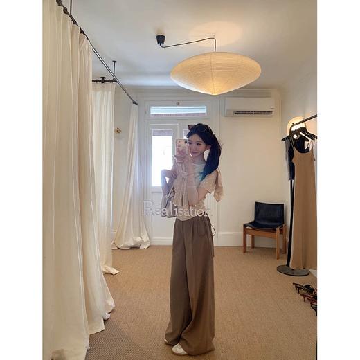 金蘑菇菇 休闲感通勤 / 可调节收腰 巨藏肉巨时髦的西裤来噜 商品图3