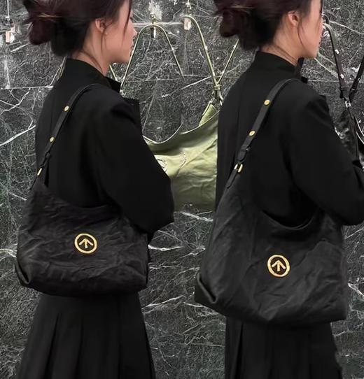 超多明星都在pick！GROTT个乐醉新Hobo做旧植鞣皮复古箭头挎包单肩包 商品图0