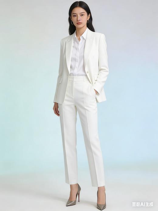 G2000女装SS26商场新款【可机洗】修身西装外套61917033 商品图2