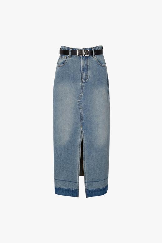 【商场同款】麦檬春秋牛仔半裙04E8241191X-1 商品图5