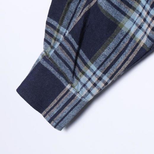 SDSA男装2026新款高贵轻奢休闲文艺连帽格纹衬衫百搭时尚简约衬衣 商品图3