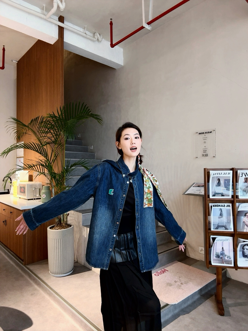 【经典系列】噢蜜ooomeooo恐龙牛仔外套