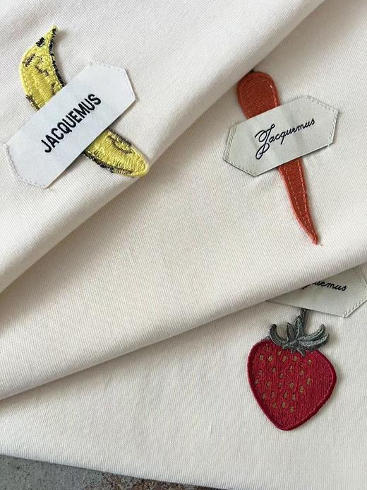 【2fz1】情侣时尚新款水果刺绣夏日短袖T恤！！ 商品图3