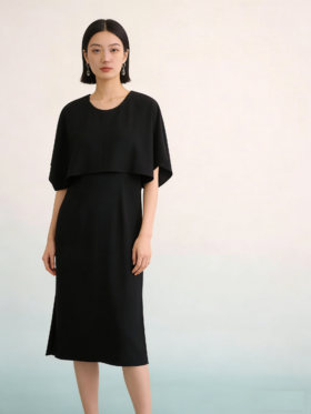 G2000女装SS26商场新款【BLACK】连衣裙61937122