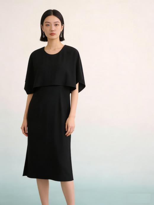 G2000女装SS26商场新款【BLACK】连衣裙61937122 商品图0