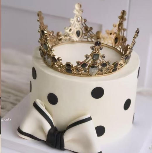 女神节翻糖蝴蝶结皇冠 商品图0