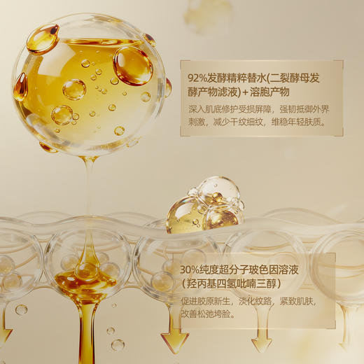 ⁴加赠体验装【小金针玻色因精华次抛精华液】无水配方玻色因+依克多因+胶原+透明质酸钠+二裂酵母发酵液+积雪草 YC04-CR-YK 商品图4