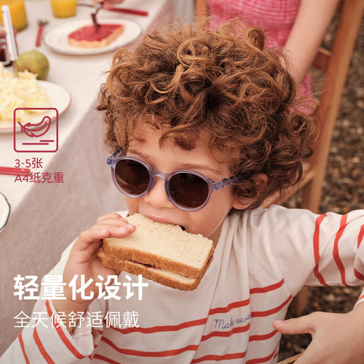 【OLIVIO&CO】儿童青少年及成人太阳眼镜防紫外线 偏光镜片  艺术早餐系列+冰激凌系列【种草号团购】 商品图2