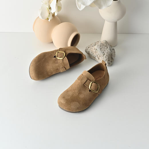 经典鲨2026年春季专柜新品一脚蹬舒适软底通勤勃肯鞋单鞋女KW390-617011 商品图1