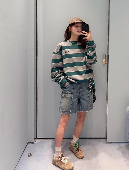 缪缪 26Ss新款工装牛仔短裤（MM） 商品图3