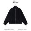 SDSA男装2026新款高贵轻奢时尚亲肤拉链立领夹克外套纯色时尚简约 商品缩略图0