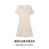 奢姿大码女装2026夏季胖妹妹时尚蕾丝钻饰圆领连衣裙气质减龄长裙9962854573 商品缩略图1