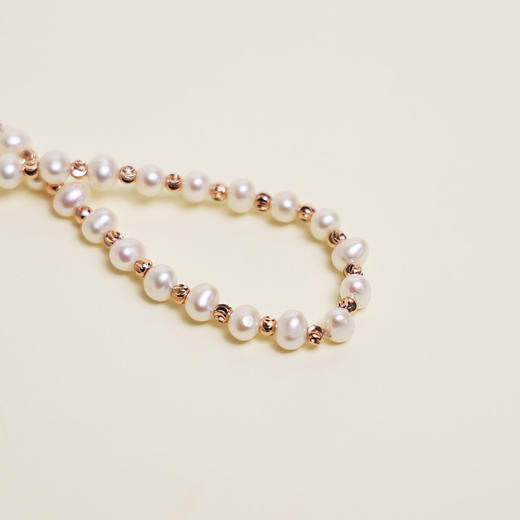 珍珠手链-白珠【4.6-5.2mm】编号300013 商品图2