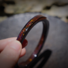 【紫韵金晖大漆手镯】方镯特细6mm、金箔、非遗手作漆器、新年礼品镯 商品缩略图7