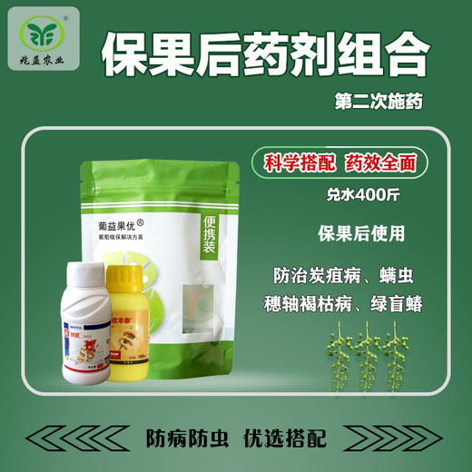 葡萄保果后第二次药剂防治组合防治炭疽病白腐病螨虫青虫蚜虫 商品图0