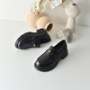 经典鲨2026年春专柜新品羊皮革百搭黑色一脚蹬通勤乐福鞋女KW57-617031 商品缩略图3