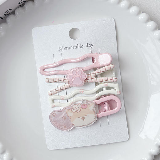 萌爪组合夹组合发夹（4个）-纪念日百货门店同款169149433 商品图2