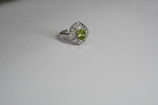 【绿宝石专场】8号 绿宝石戒指 库存8 配饰925银 商品图1