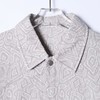 SDSA男装2026新款高贵轻奢时尚简约几何图案设计长袖衬衫百搭时尚 商品缩略图1