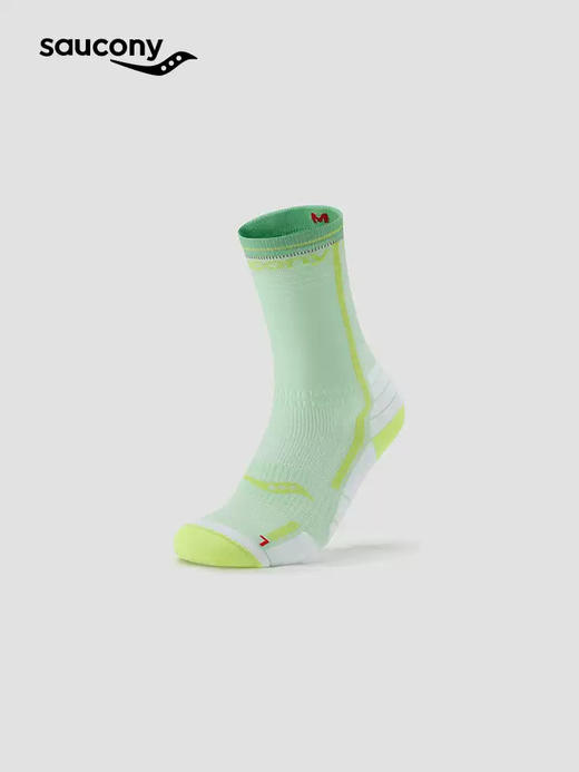 Saucony 索康尼 3A抗菌竞速跑步高帮袜 商品图0