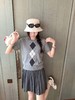 <曾小咸推荐>3.11现货秒杀 ！微信超特价！韩系菱形毛织开衫 日常159.99 立减80 秒杀79.99！！灰色针织短袖秒杀59.99！ 商品缩略图6