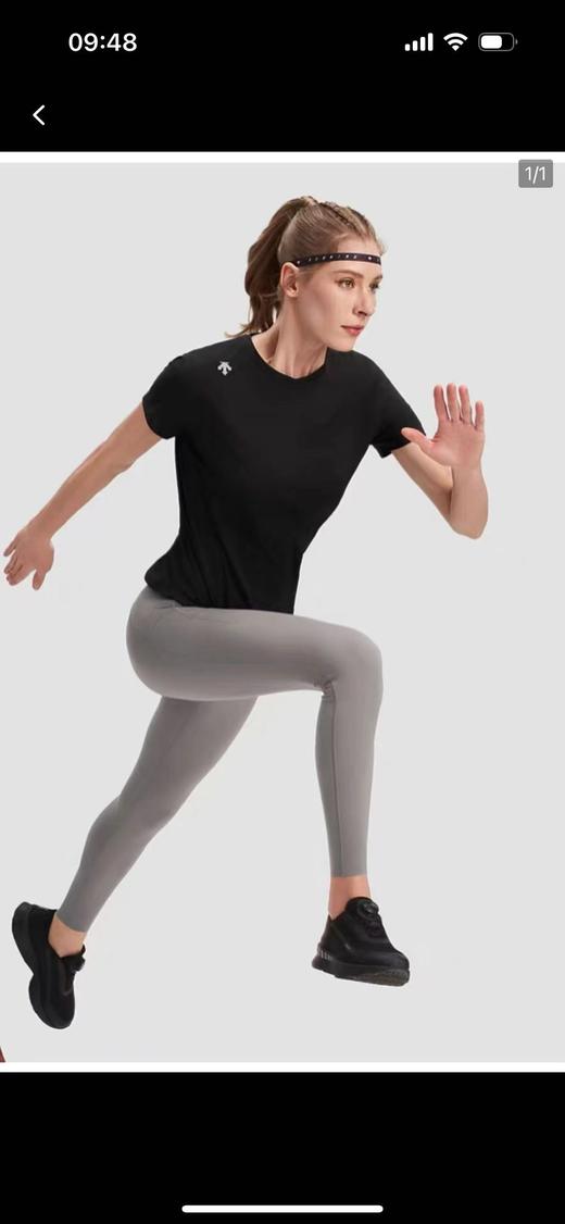 点此购买 迪桑特夏季经典款丝光棉小标女士速干短袖T恤 ly 341447 商品图4