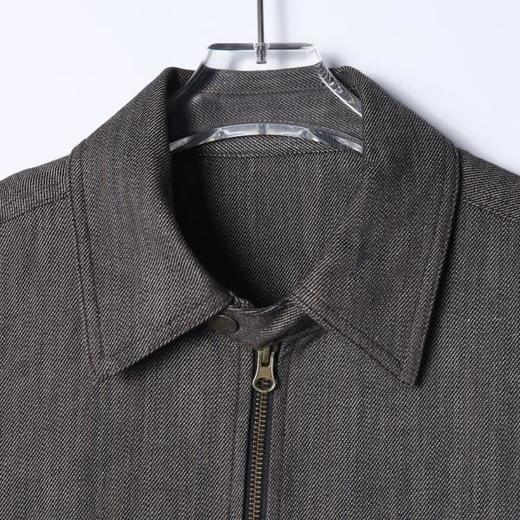 SDSA男装2026新款高贵轻奢老钱风复古纯色翻领夹克外套百搭简约 商品图1