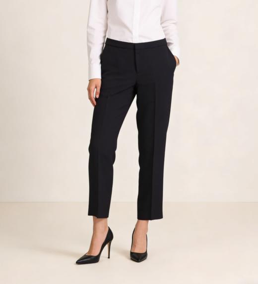 G2000女装SS26商场新款【多面弹/防紫外线/可机洗】烟管裤西裤61251026 商品图0