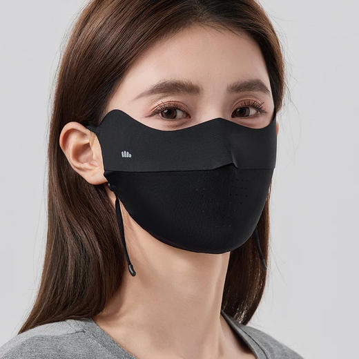 26SS-蕉下轻薄无痕护眼角防晒口罩AL203漫暮黑 商品图0