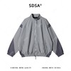 SDSA男装2026新款高贵轻奢老钱风拼接拉链立领夹克外套简约百搭 商品缩略图0
