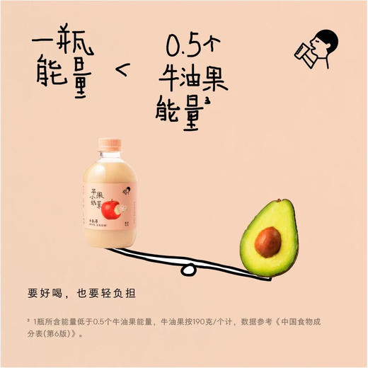 喜茶小奶茉牛乳茶苹果饮料350ml 商品图4