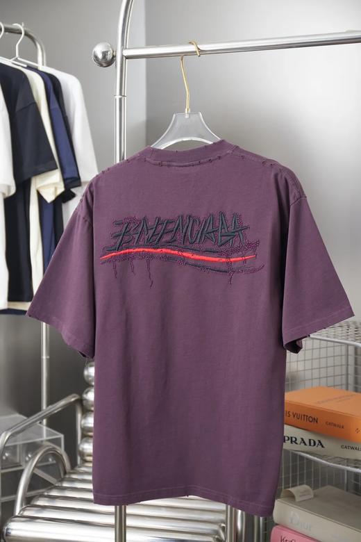 【sm1】早春新款情侣潮流时尚细腻字母刺绣短袖T恤！！ 商品图3