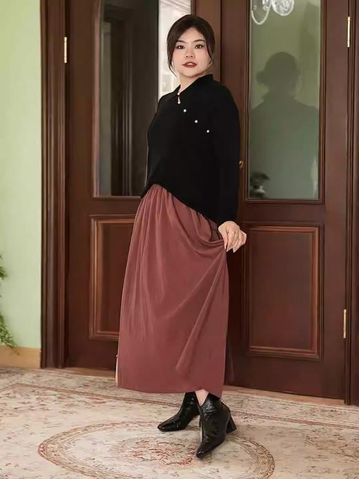 【群内福利】百搭a字裙，遮肚显瘦中长款裙子 商品图4