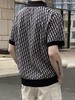 迪奥 25ss字母logo满印老花短袖Polo衫 男女同款 黑色（DY） 商品缩略图3