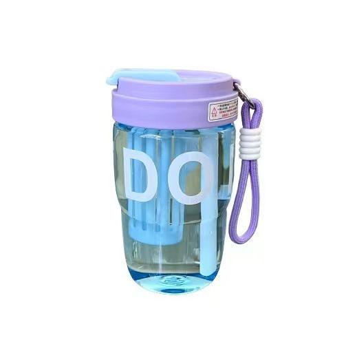 【双饮口设计❗便携提绳】高颜值水杯新款女生泡茶杯双饮带吸管杯子学生提手随行杯手提。rh 商品图4